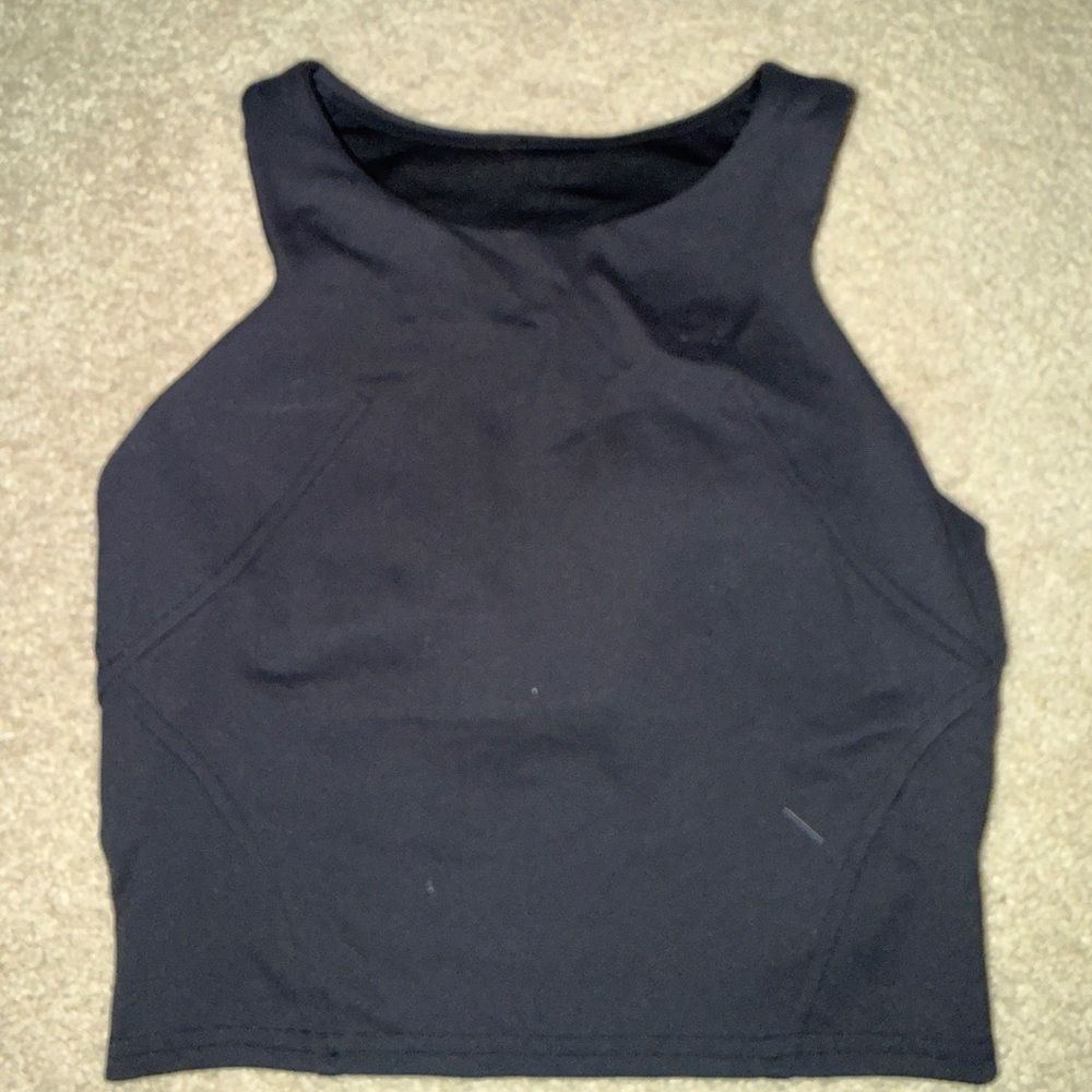 lululemon athletica Black Crop Top